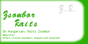 zsombor raits business card